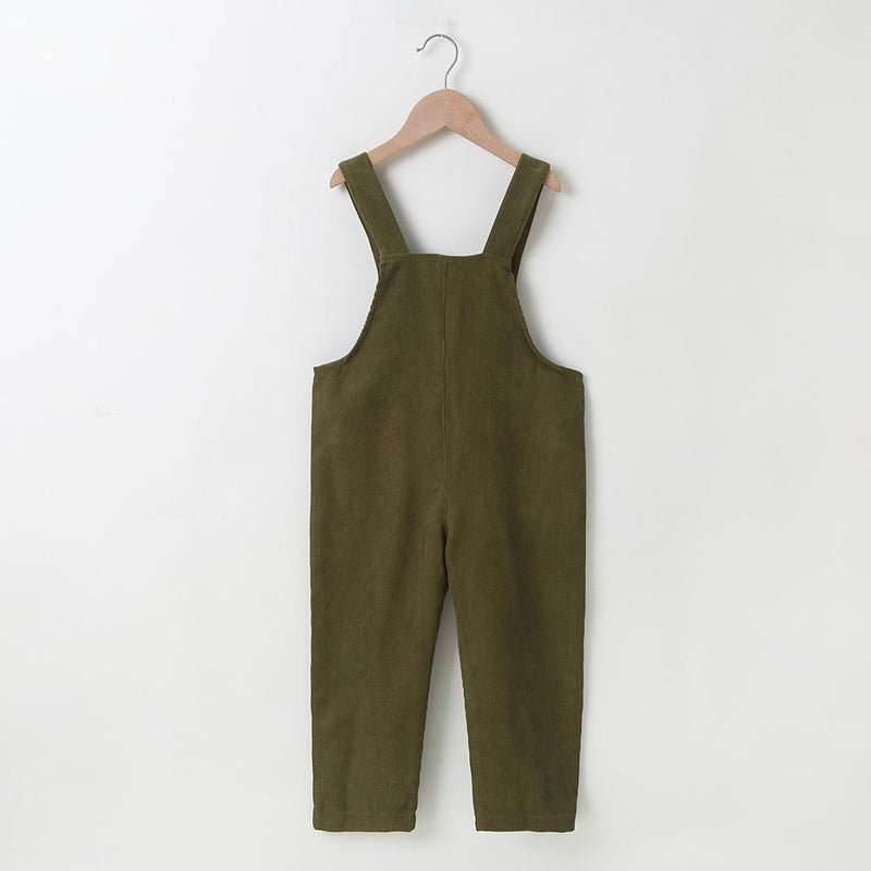 Girls Lace Pocket Button Jumpsuit Wholesale Little Girl Boutique Clothing - PrettyKid