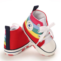 Baby Unisex Lace Up Canvas Cartoon Printed Casual Sneakers Kids Shoes Wholesale vendors - PrettyKid