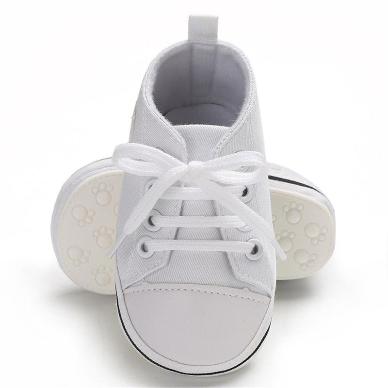 Baby Lace Up Canvas Sneakers Wholesale Toddlers Canvas Shoes - PrettyKid