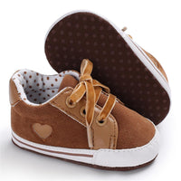 Baby Girls Lace Up Canvas Star Sneakers Wholesale - PrettyKid