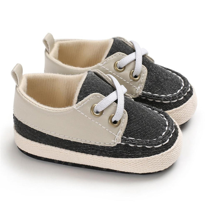 Baby Boys Lace Up Color Block Sneakers Children Shoes Wholesale - PrettyKid