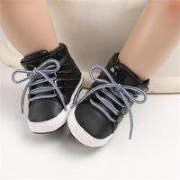 Baby Boys Lace Up Comfy Sneakers Baby Boys Winter Shoes - PrettyKid