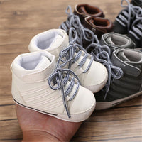 Baby Boys Lace Up Comfy Sneakers Baby Boys Winter Shoes - PrettyKid