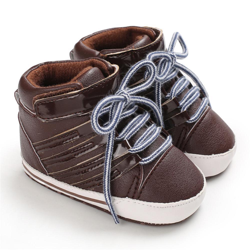 Baby Boys Lace Up Comfy Sneakers Baby Boys Winter Shoes - PrettyKid