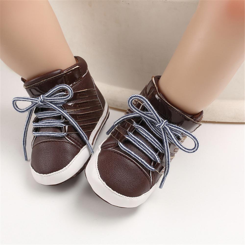 Baby Boys Lace Up Comfy Sneakers Baby Boys Winter Shoes - PrettyKid