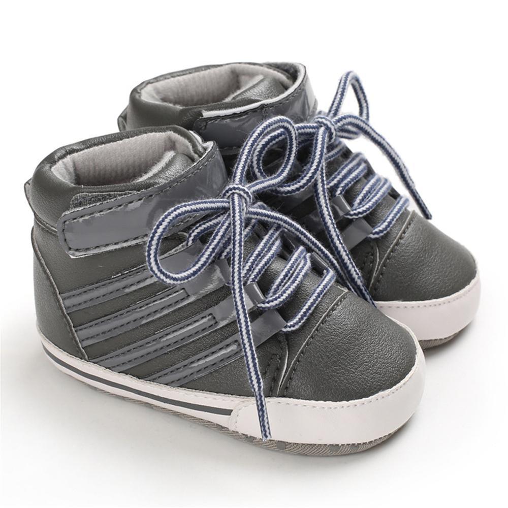 Baby Boys Lace Up Comfy Sneakers Baby Boys Winter Shoes - PrettyKid