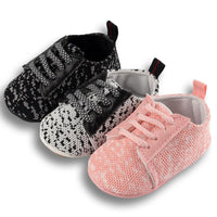 Baby Unisex Lace Up Comfy Toddler Shoes - PrettyKid