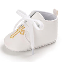 Baby Unisex Lace Up Solid Casual Shoes - PrettyKid