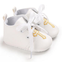 Baby Unisex Lace Up Solid Casual Shoes - PrettyKid