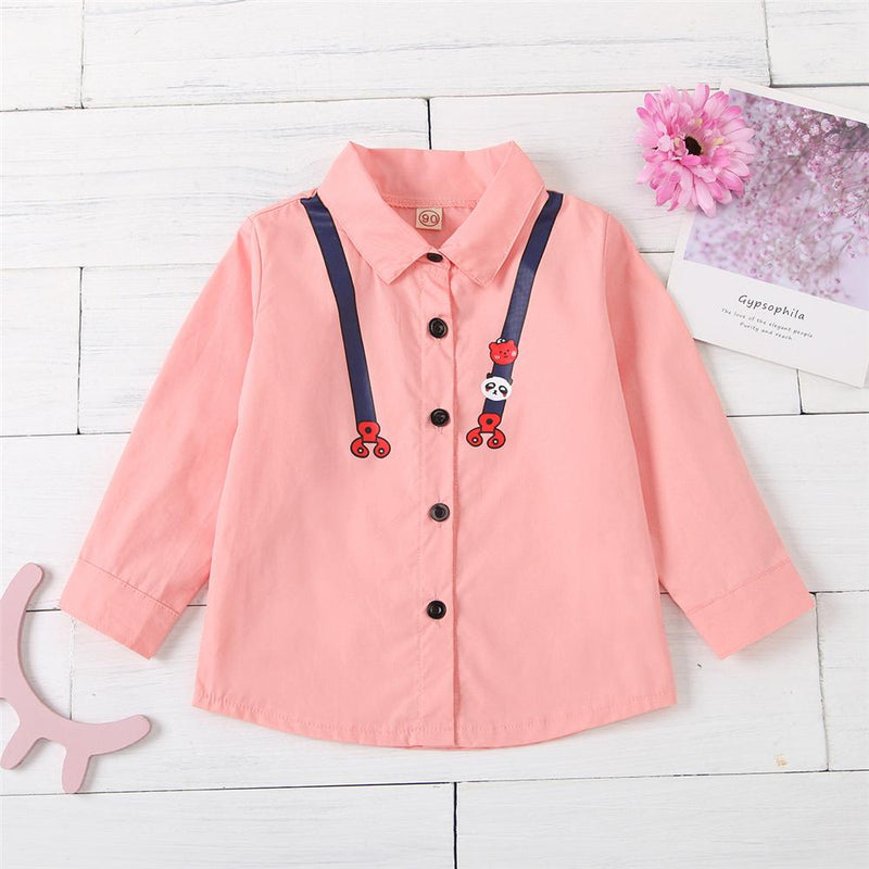 Boys Lapel Long Sleeve Button Cardigan Shirt Wholesale Boutique Kid Clothing - PrettyKid