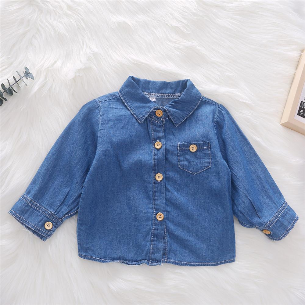 Toddler Unisex Lapel Long Sleeve Shirt & Cactus Pants Infant Wholesale Clothing - PrettyKid