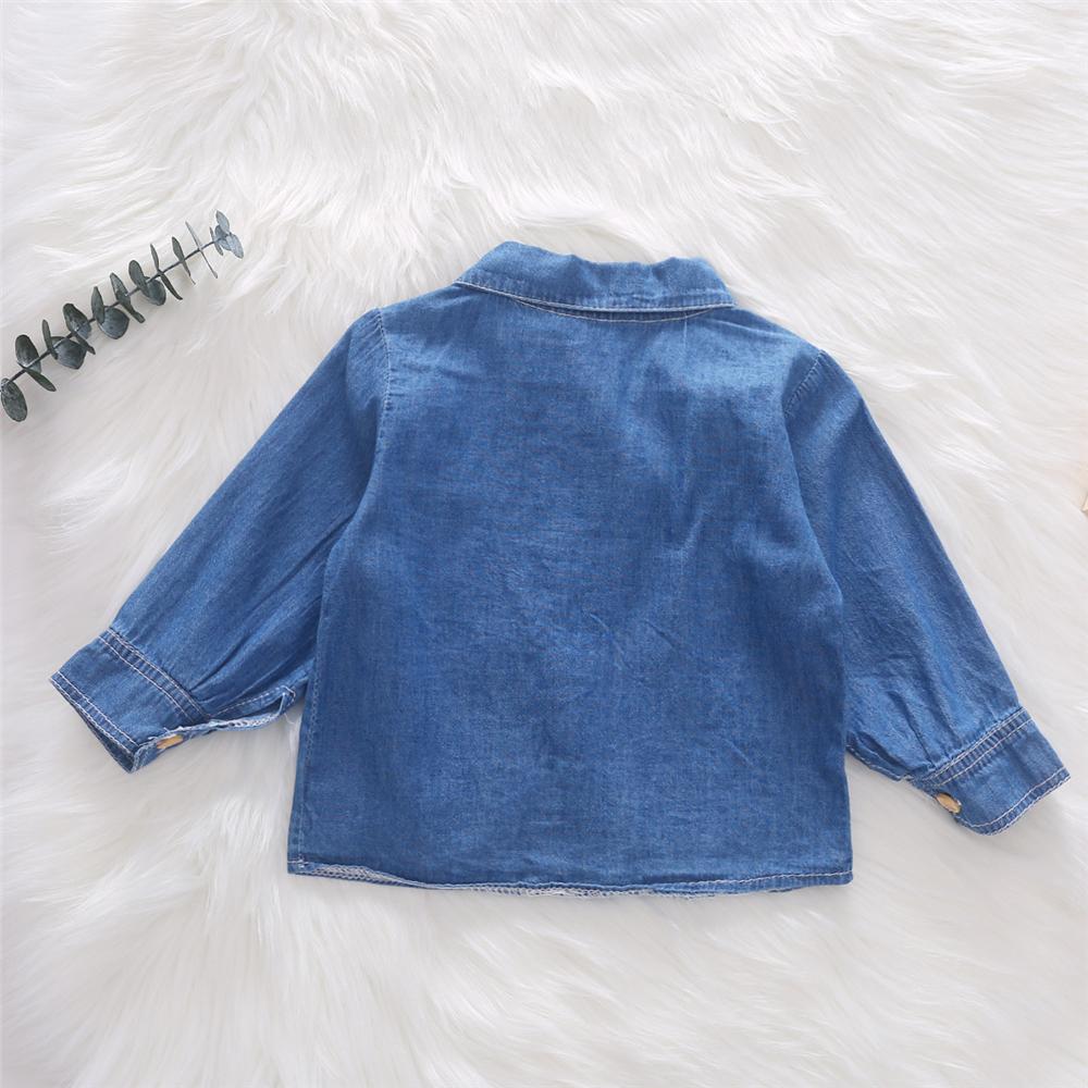 Toddler Unisex Lapel Long Sleeve Shirt & Cactus Pants Infant Wholesale Clothing - PrettyKid