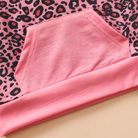 Baby Girls Leopard Hooded Long Sleeve Top & Pants Baby Clothing Cheap Wholesale - PrettyKid