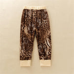 Girls Leopard Long Sleeve Top & Pants Wholesale Girl Clothing - PrettyKid