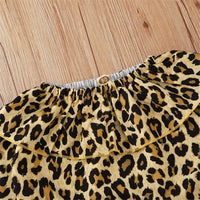 Baby Girls Leopard Long Sleeve Top & Skirt Baby Wholesales - PrettyKid