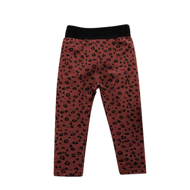 Girls Leopard Printed Fashion Leggings Trendy Kids Wholesale Clothing - PrettyKid