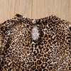 Girls Leopard Printed Sleeveless Top & Skirt Girl Boutique clothes Wholesale - PrettyKid