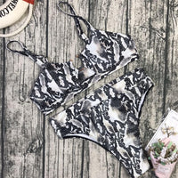 Toddler Girls Leopard Printed Solid Metal Buckle Swimming Suits Plus Size Swimwear european children's clothing wholesale - PrettyKid