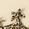 Baby Girls Leopard Printed Splicing Dress Wholesale Baby Dresses - PrettyKid