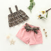 Baby Girls Leopard Printed Tank Top & Shorts Cheap Baby clothing Online Wholesale - PrettyKid