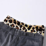 Baby Girls Leopard Printed Wide Leg Flared Trousers Wholesale Baby clothing - PrettyKid