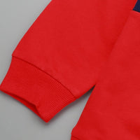 Boys Letter Color Block Long Sleeve Casual T-shirt Boys Wholesale Clothes - PrettyKid