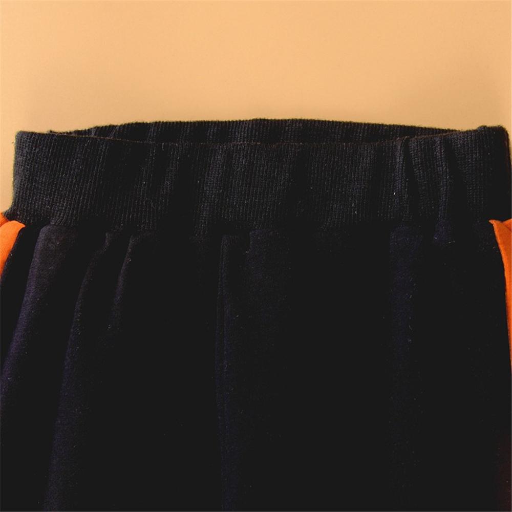 Toddler Boys Letter Color Block Long Sleeve Top & Pants Wholesale Kidswear - PrettyKid
