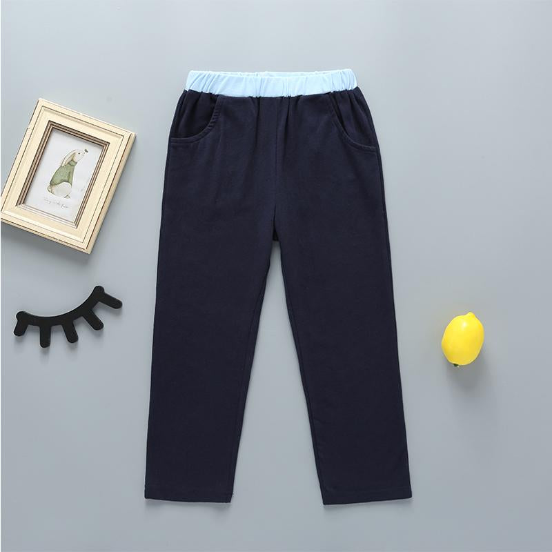Casual Letter Color Contrast Long Sleeve Tracksuit - PrettyKid