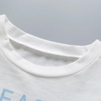 Casual Letter Color Contrast Long Sleeve Tracksuit - PrettyKid