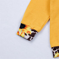 Toddler Girls Letter Floral Printed Hooded Top & Pants Girl Wholesale - PrettyKid