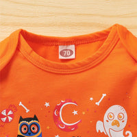 Baby Unisex Letter Halloween Romper & Pants & Hat Wholesale Baby - PrettyKid