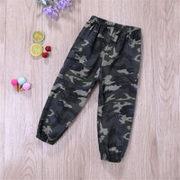 Toddler Boys Letter Long Sleeve Top & Camo Pants Wholesale Boys Suits - PrettyKid