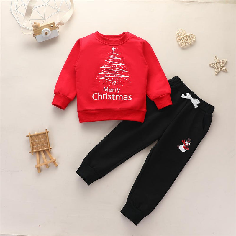 Toddler Boys Letter Long Sleeve Top & Pants Boy Wholesale Clothing - PrettyKid