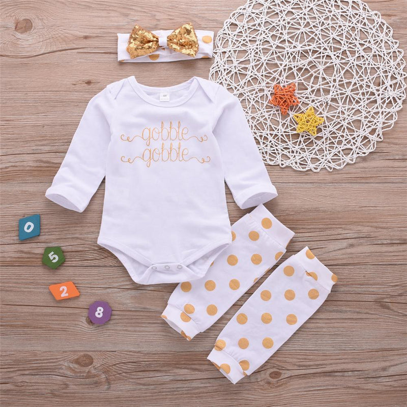 Baby Girls Letter Print Romper & Socks & Headband Baby Clothes Suppliers - PrettyKid