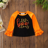 Girls Letter Printed Casual Long Sleeve Tees Girls Wholesale Clothing - PrettyKid