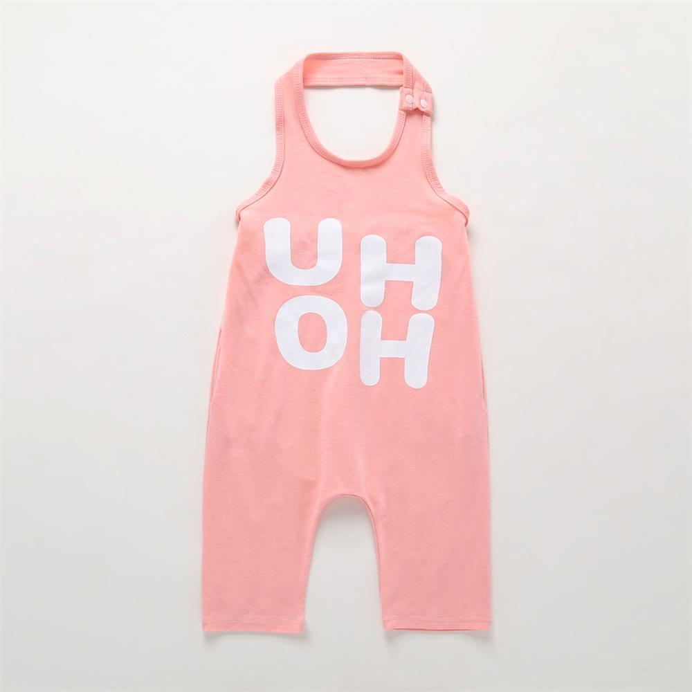 Unisex Letter Printed I-shaped Tank Top Wholesale Childrens Clothing - PrettyKid