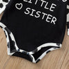 Baby Girls Letter Printed Long Sleeve Romper & Pants Wholesale Baby Cloths - PrettyKid