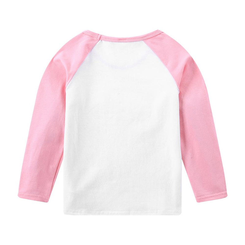 Unisex Letter Printed Long Sleeve T-shirt Girls Clothes Wholesale - PrettyKid