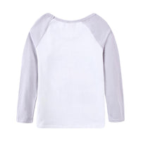 Unisex Letter Printed Long Sleeve T-shirt Girls Clothes Wholesale - PrettyKid