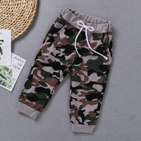 Baby Boys Letter Printed Long Sleeve Top & Camo Pants Boys Wholesale - PrettyKid