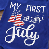 Baby Unisex Letter Printed Short Sleeve Romper & Striped Shorts Baby Wholesale vendors - PrettyKid