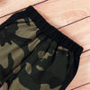 Baby Boys Letter Printed Short Sleeve Top & Camo Pants Baby clothes Cheap Wholesale - PrettyKid