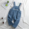 Boys Letter Printed Solid Pocket Jumpsuits - PrettyKid