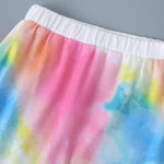 Baby Unisex Letter Printed Tie Dye Long Sleeve Tops & Pants - PrettyKid