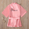 Girls Letter Solid Color Bathrobe & Bandage Girls Clothing Wholesalers - PrettyKid