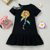 Baby Girls Black Flying Sleeve Romper & Leopard Shorts baby clothes wholesale usa - PrettyKid
