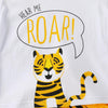 Baby Unisex Letter Tiger Printed Short Sleeve Top & Shorts Baby clothes Wholesale Distributors - PrettyKid