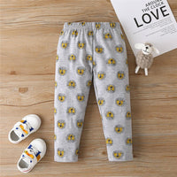 Boys Lion Cartoon Printed Top & Pants Baby Boy Boutique Wholesale - PrettyKid