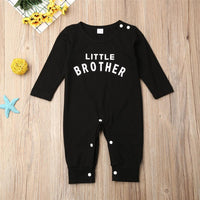 Baby Little Brother Long Sleeve Romper Buy Baby Clothes Wholesale - PrettyKid