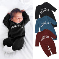 Baby Little Brother Long Sleeve Romper Buy Baby Clothes Wholesale - PrettyKid